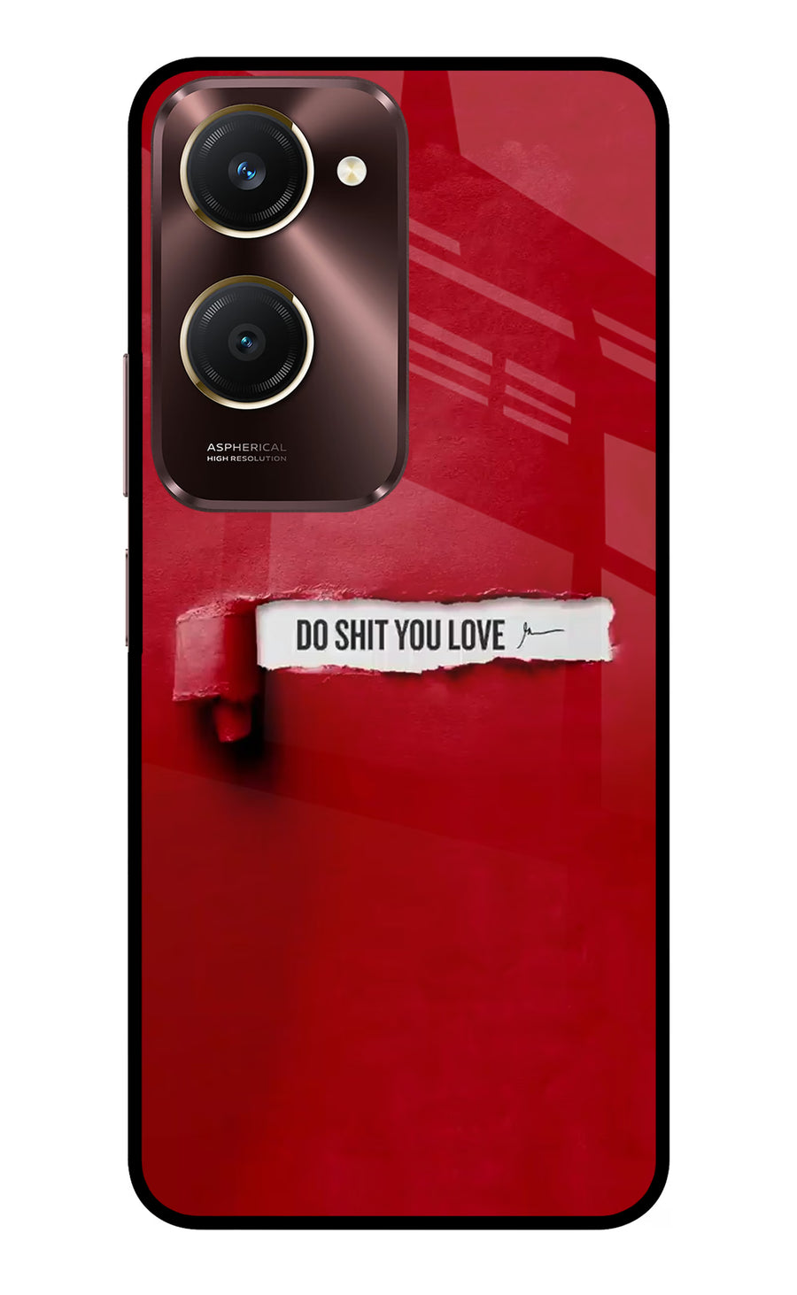 Do Shit You Love Vivo Y28e 5G Back Cover, Metal case