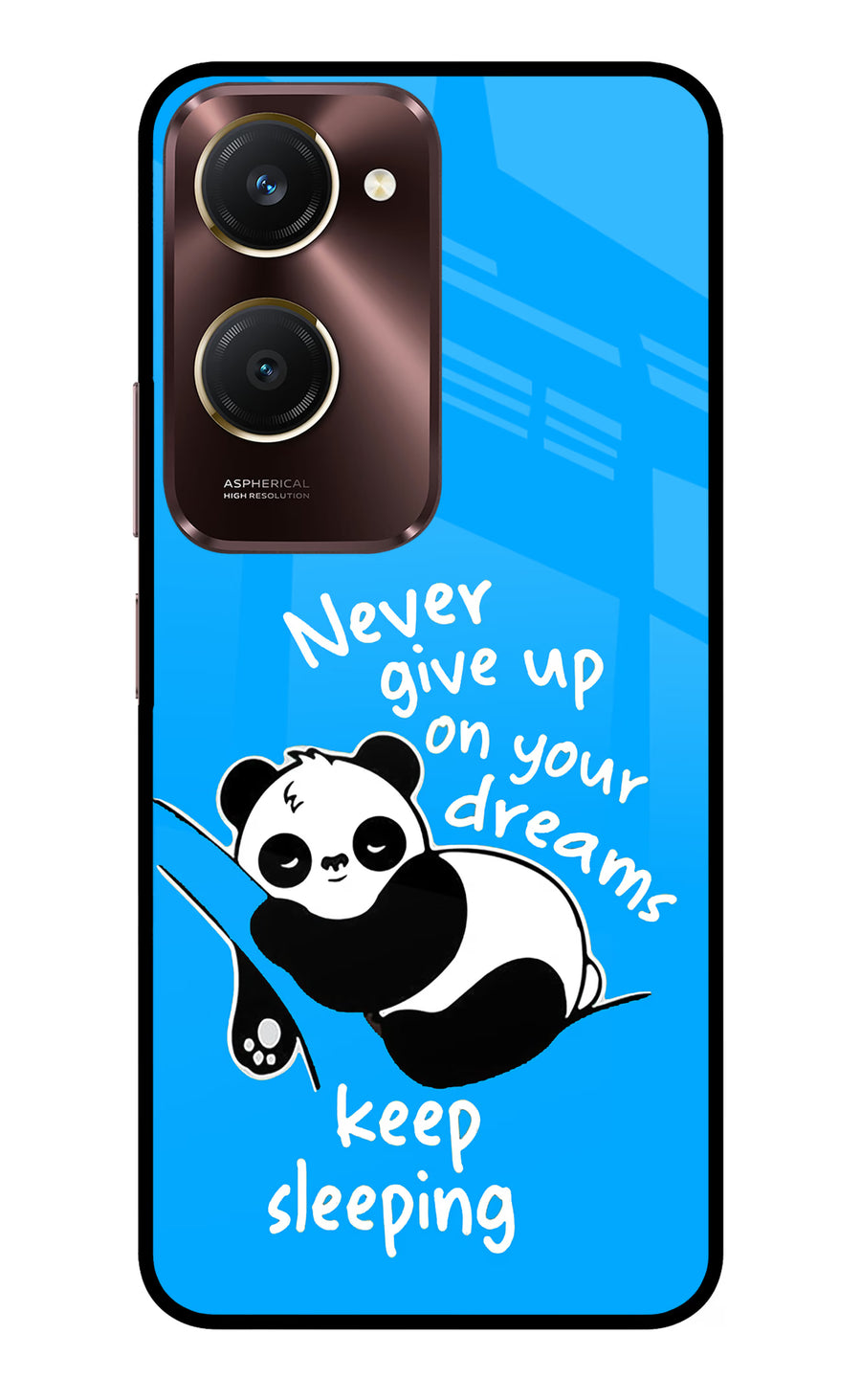 Keep Sleeping Vivo Y28e 5G Back Cover, Metal case
