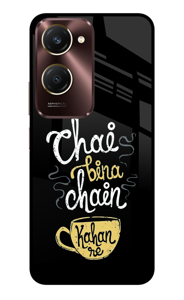 Chai Bina Chain Kaha Re Vivo Y28e 5G Metal Case Back Cover by Casekaro