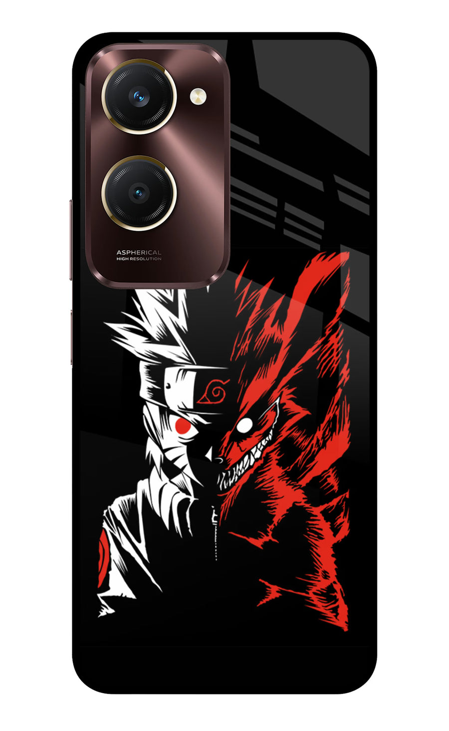 Naruto Two Face Vivo Y28e 5G Back Cover, Metal case