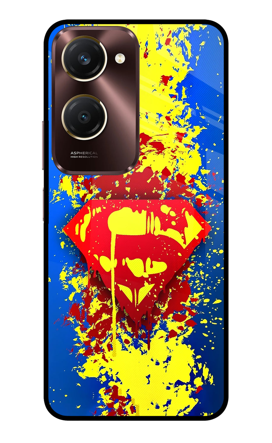 Superman logo Vivo Y28e 5G Back Cover, Metal case