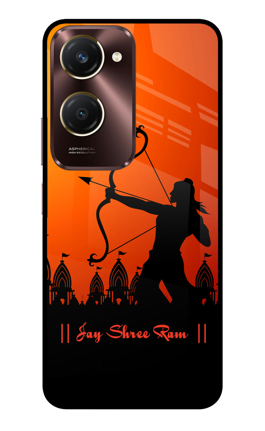 Lord Ram - 4 Vivo Y28e 5G Back Cover, Metal case