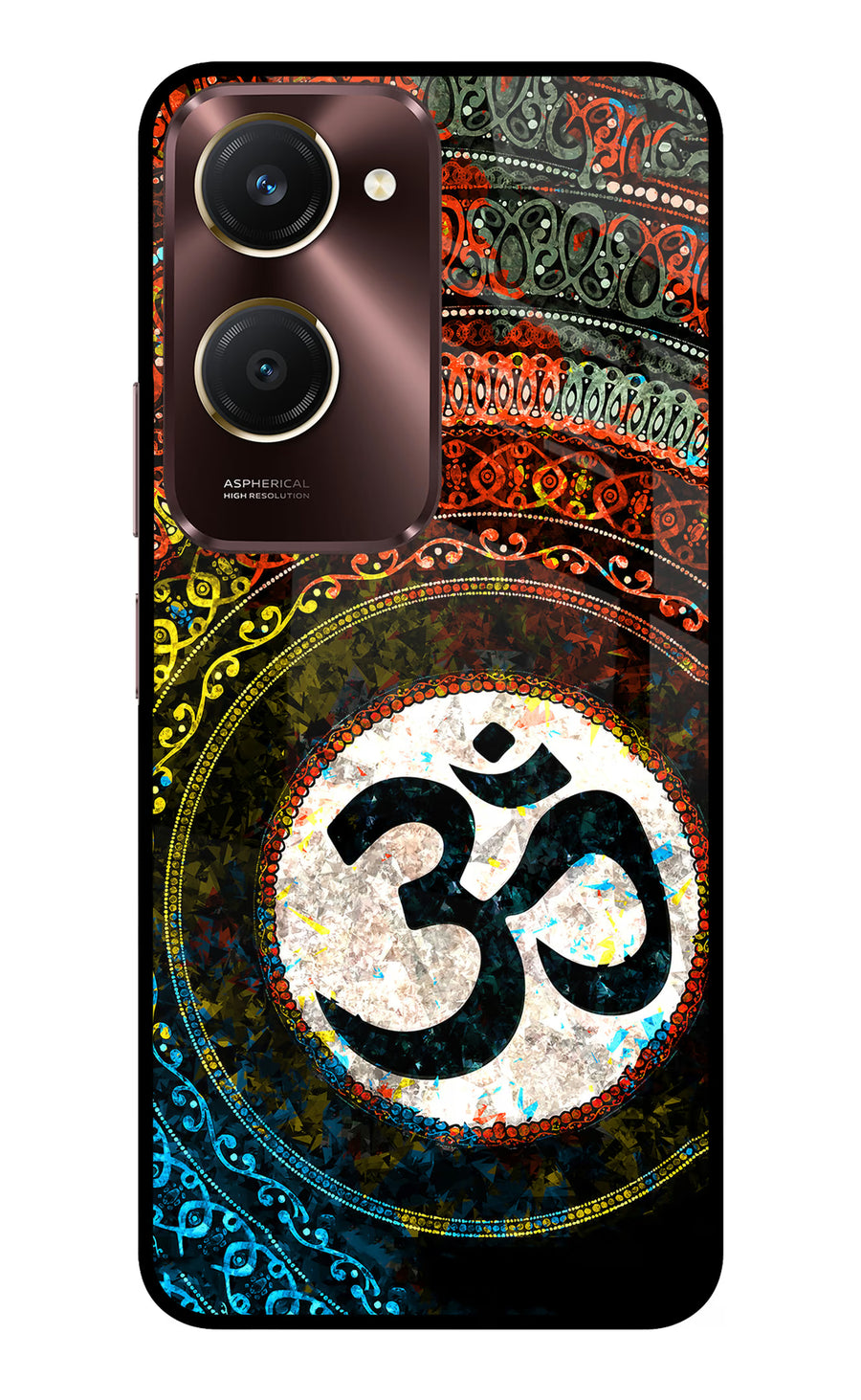 Om Cultural Vivo Y28e 5G Back Cover, Metal case