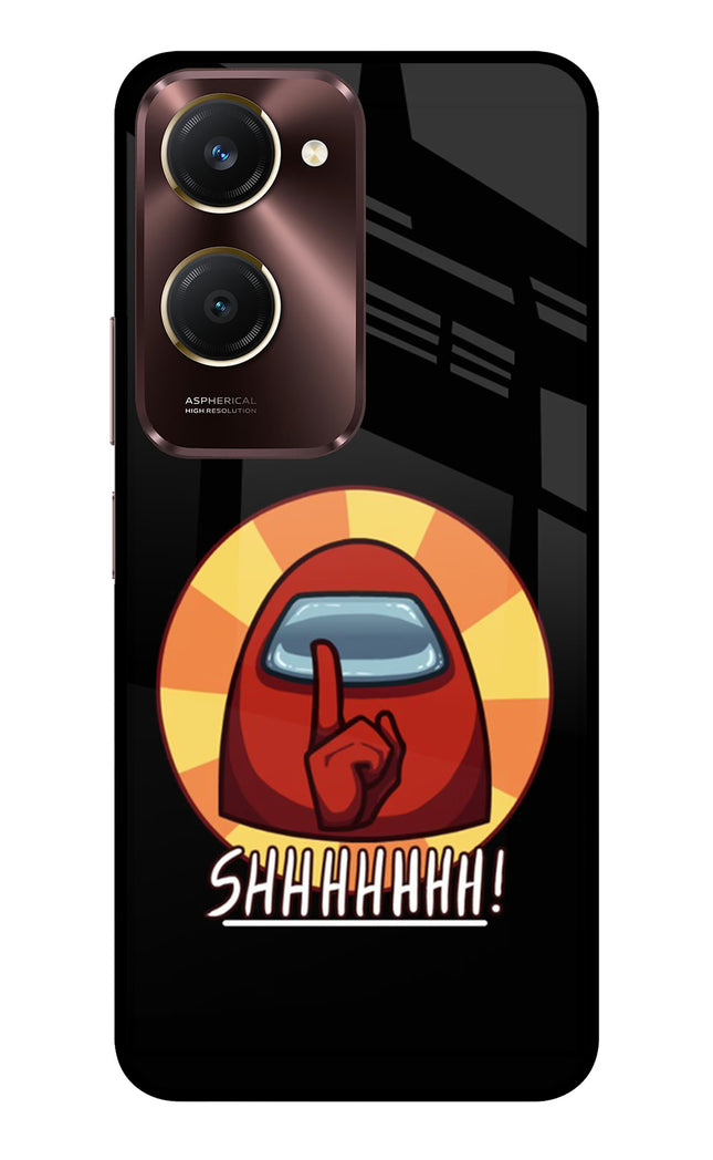Among Us Shhh! Vivo Y28e 5G Metal Case Back Cover by Casekaro