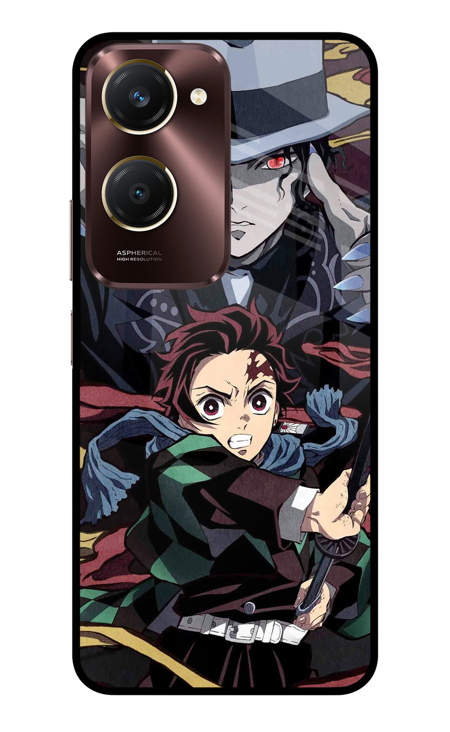 Demon Slayer Vivo Y28e 5G Back Cover, Metal case