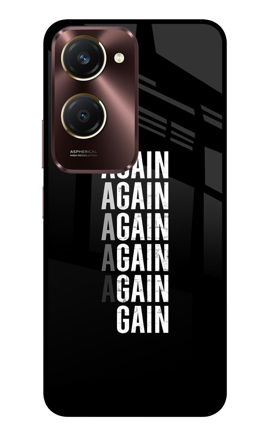 Again Again Gain Vivo Y28e 5G Back Cover, Metal case