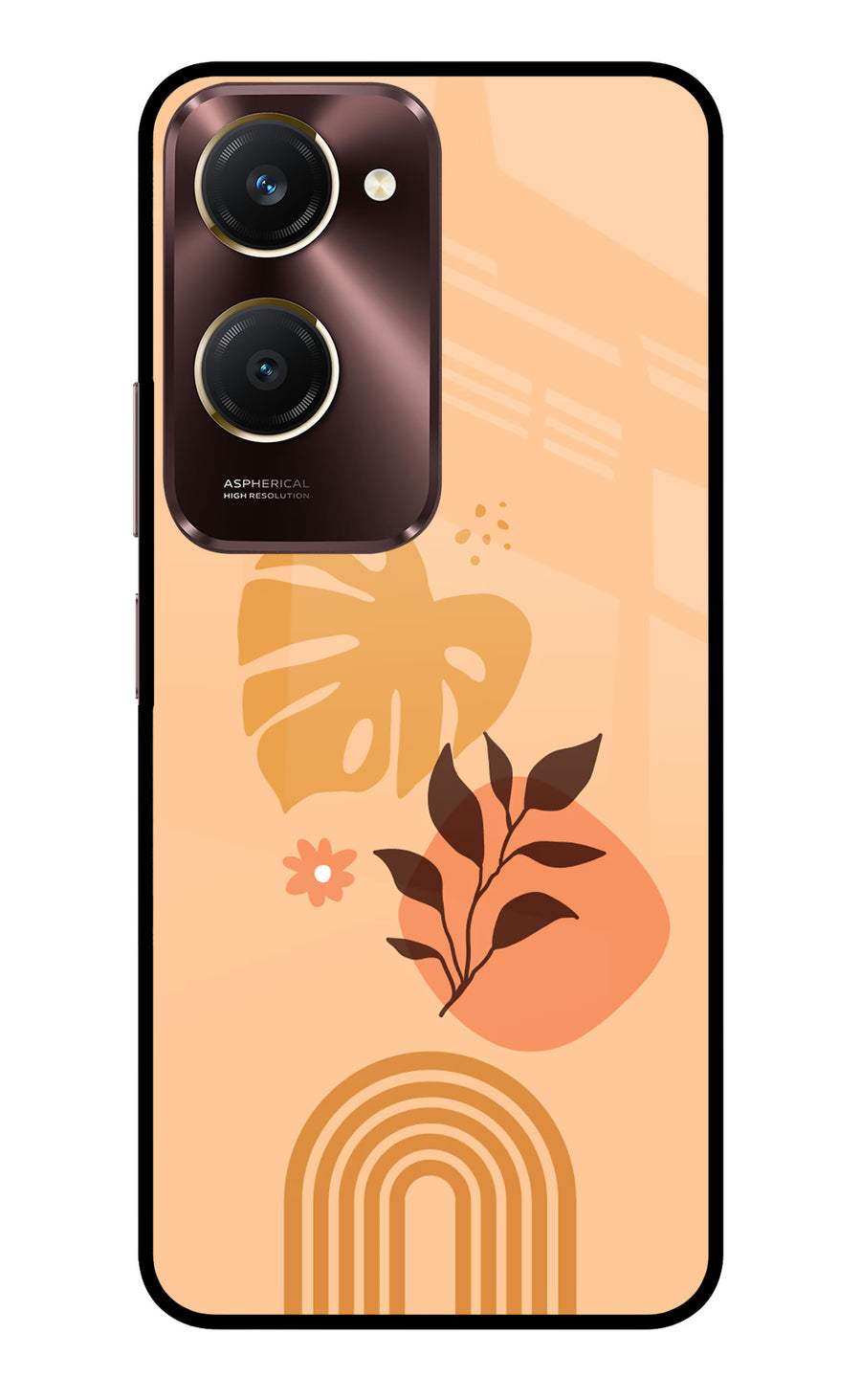Bohemian Art Vivo Y28e 5G Back Cover, Metal case