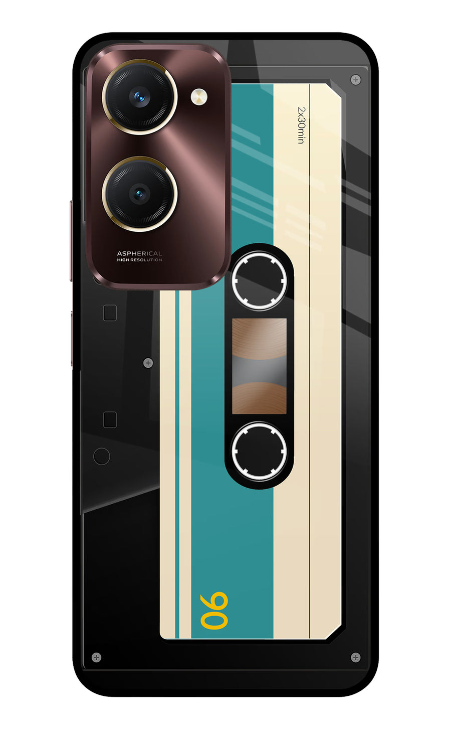 Cassette Vivo Y28e 5G Back Cover, Metal case