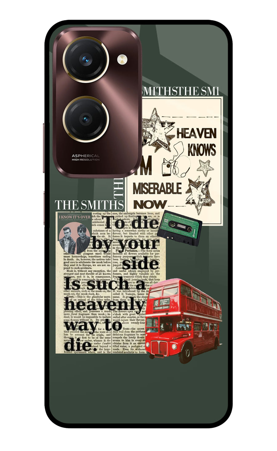 The Smiths Vivo Y28e 5G Back Cover, Metal case