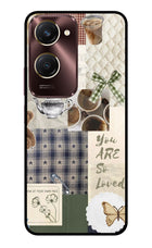Cookie Vivo Y28e 5G Metal Case Back Cover by Casekaro