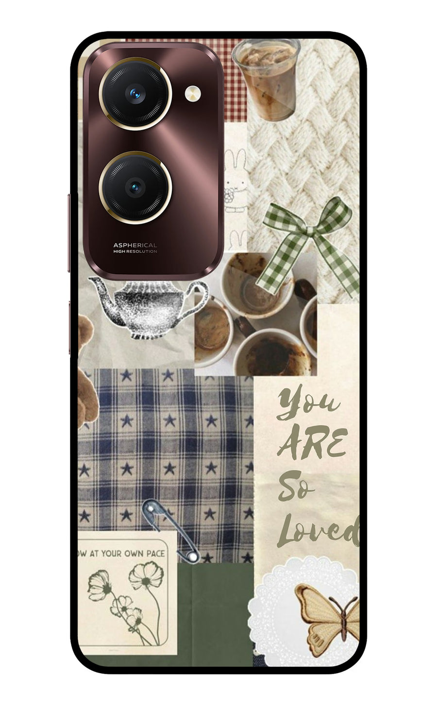Cookie Vivo Y28e 5G Back Cover, Metal case