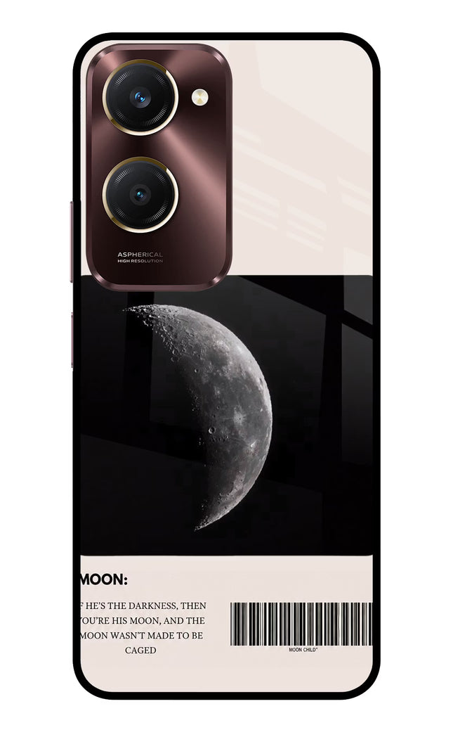 Moon Phase Vivo Y28e 5G Metal Case Back Cover by Casekaro