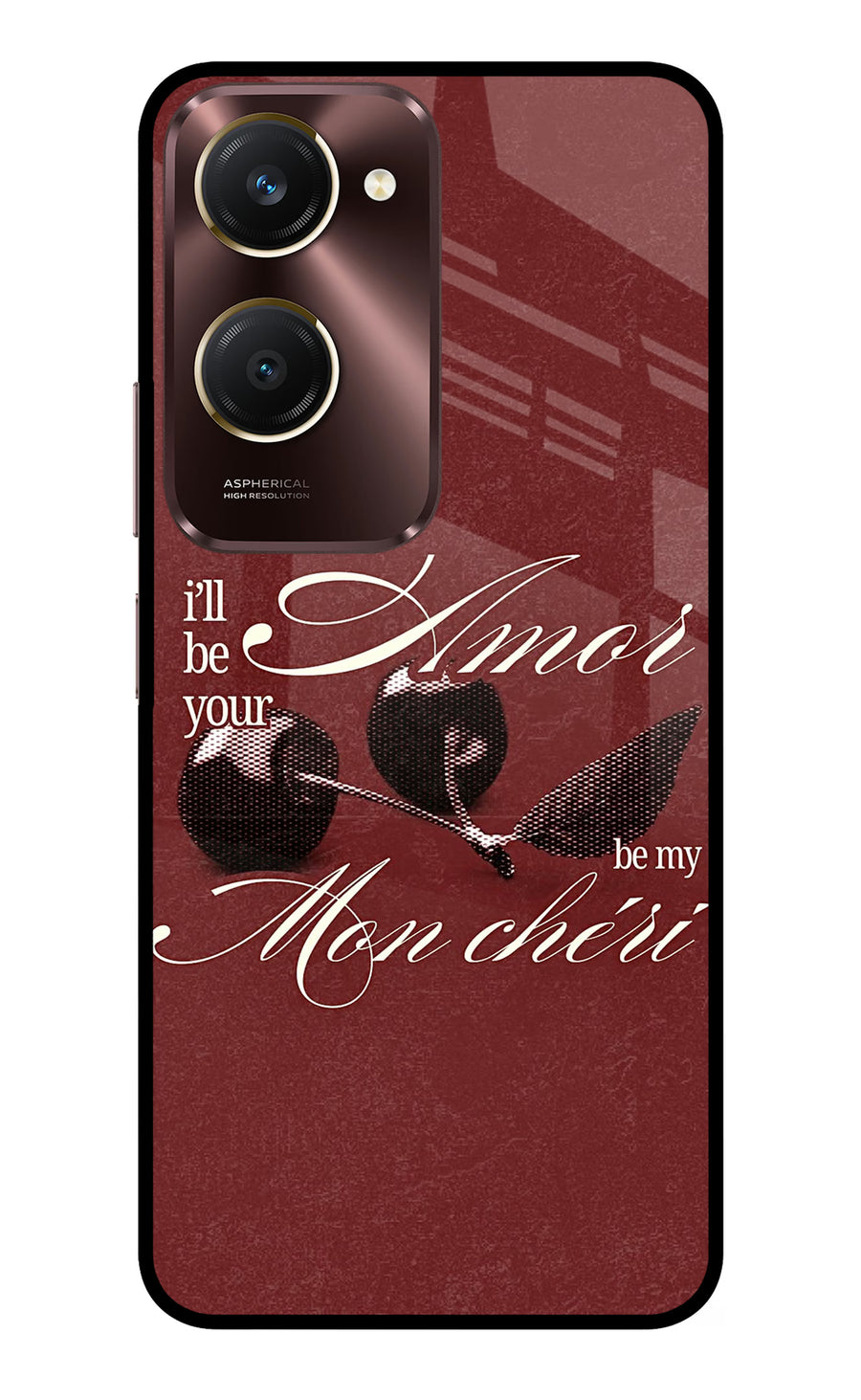 Velvet Cherry Vivo Y28e 5G Back Cover, Metal case