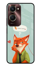 Nick Charm Vivo Y28e 5G Metal Case Back Cover by Casekaro