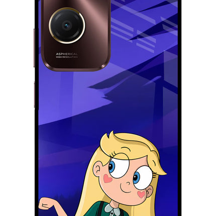 Star Glow Vivo Y28e 5G Metal Case Back Cover by Casekaro