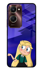 Star Glow Vivo Y28e 5G Metal Case Back Cover by Casekaro