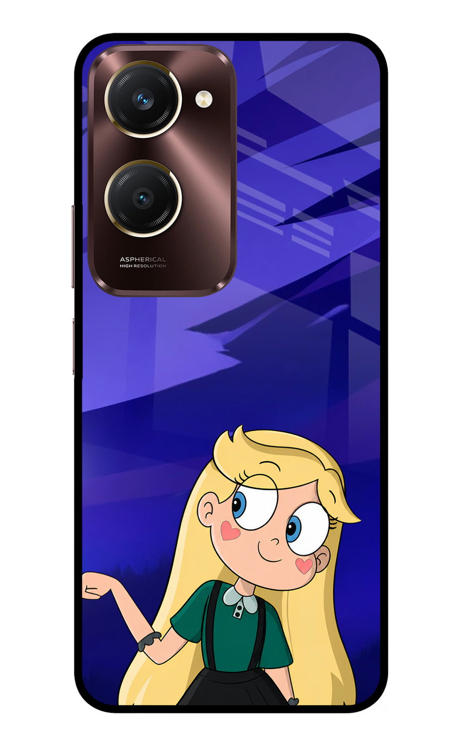 Star Glow Vivo Y28e 5G Back Cover, Metal case