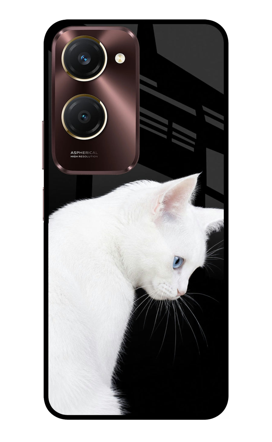 Snow Gaze Vivo Y28e 5G Back Cover, Metal case