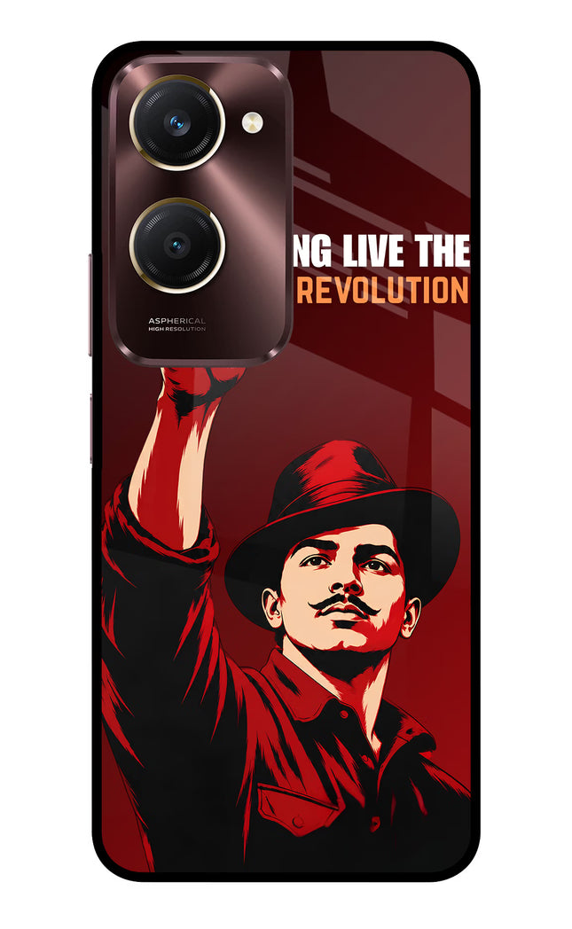 Bhagat Singh Revolution Vivo Y28e 5G Metal Case Back Cover by Casekaro