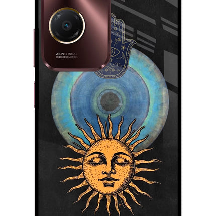 Divine Sun Vivo Y28e 5G Metal Case Back Cover by Casekaro