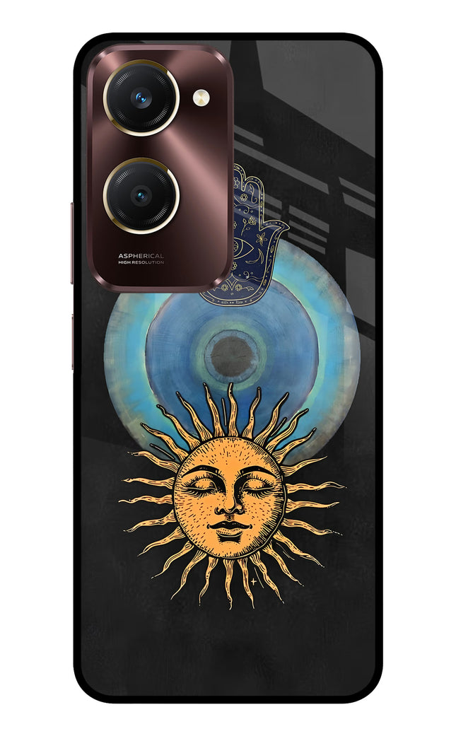 Divine Sun Vivo Y28e 5G Metal Case Back Cover by Casekaro