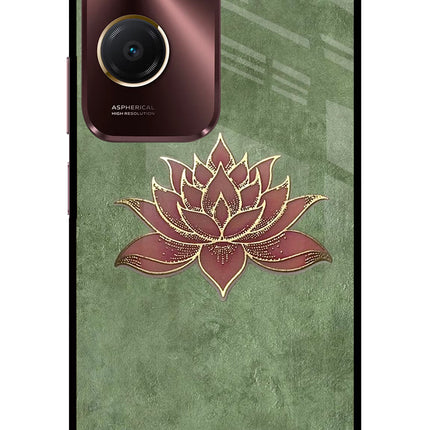 Lotus Grace Vivo Y28e 5G Metal Case Back Cover by Casekaro