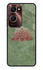 Lotus Grace Vivo Y28e 5G Metal Case Back Cover by Casekaro