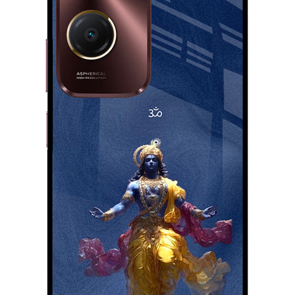 Cosmic Krishna Vivo Y28e 5G Metal Case Back Cover by Casekaro