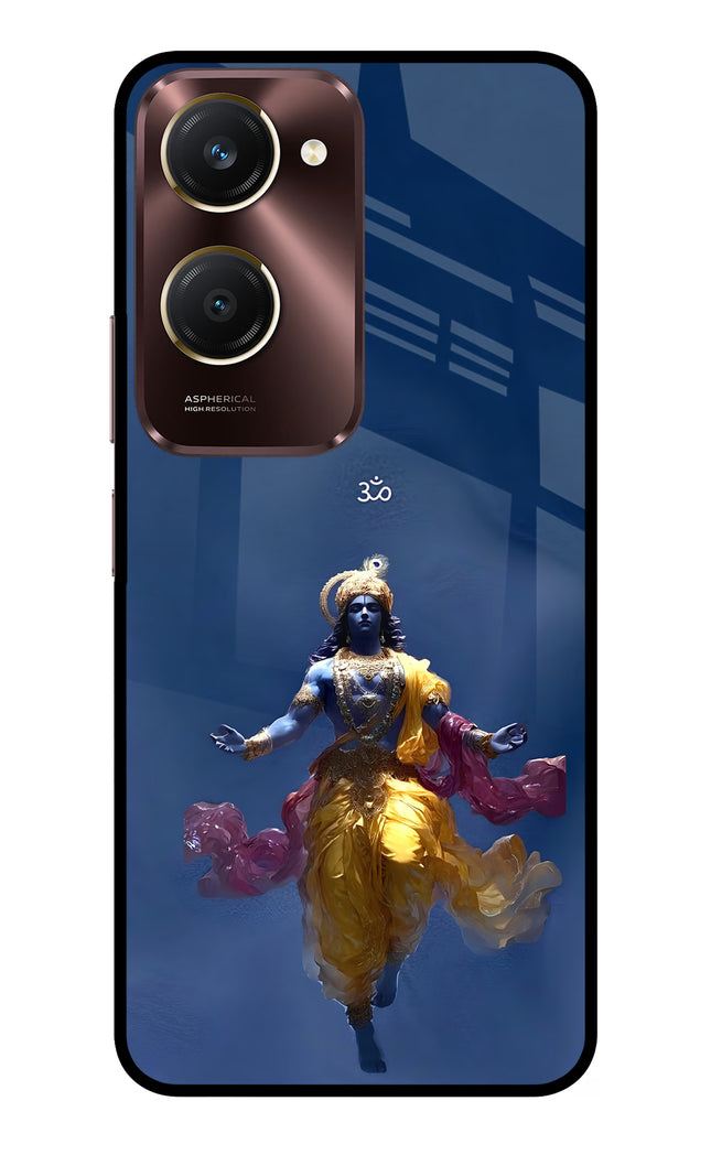 Cosmic Krishna Vivo Y28e 5G Metal Case Back Cover by Casekaro
