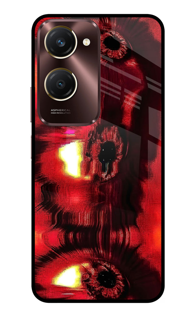 Fire Eye Vivo Y28e 5G Metal Case Back Cover by Casekaro