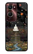 Space Monk Vivo Y28e 5G Metal Case Back Cover by Casekaro