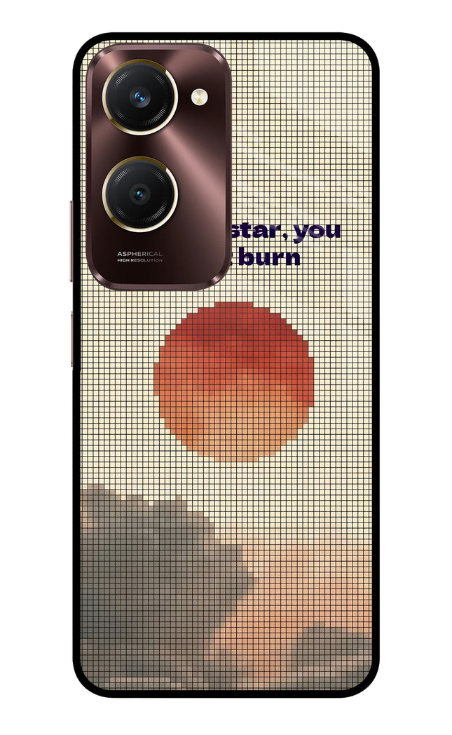 Pixel Sun Vivo Y28e 5G Metal Case Back Cover by Casekaro