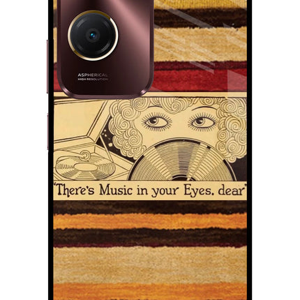 Vinyl Stripes Vivo Y28e 5G Metal Case Back Cover by Casekaro