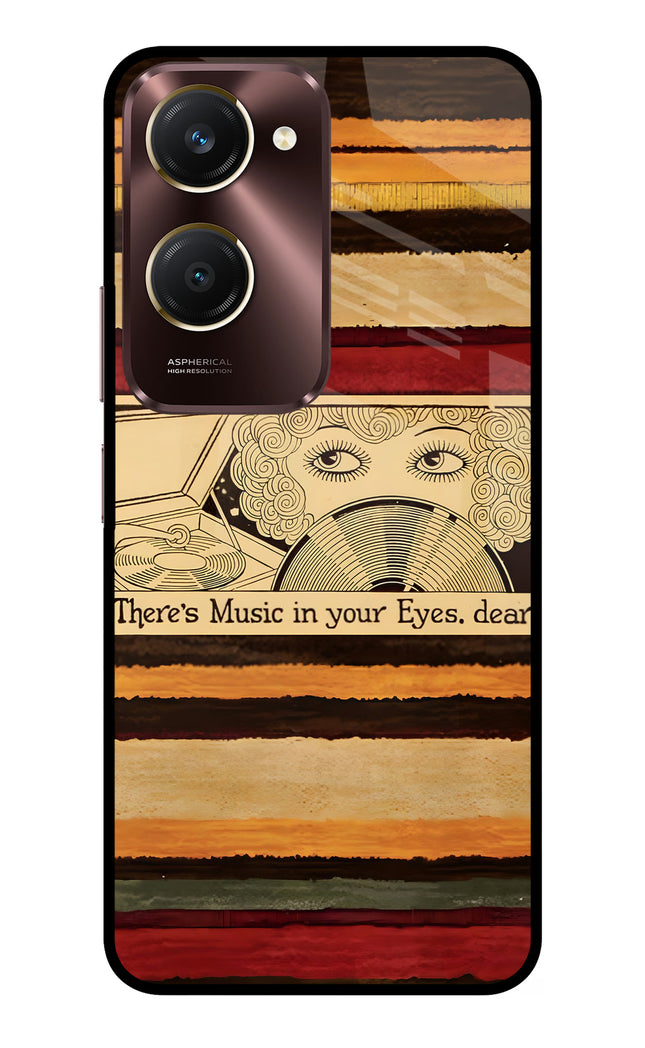 Vinyl Stripes Vivo Y28e 5G Metal Case Back Cover by Casekaro