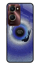 Dark Koi Vivo Y28e 5G Metal Case Back Cover by Casekaro