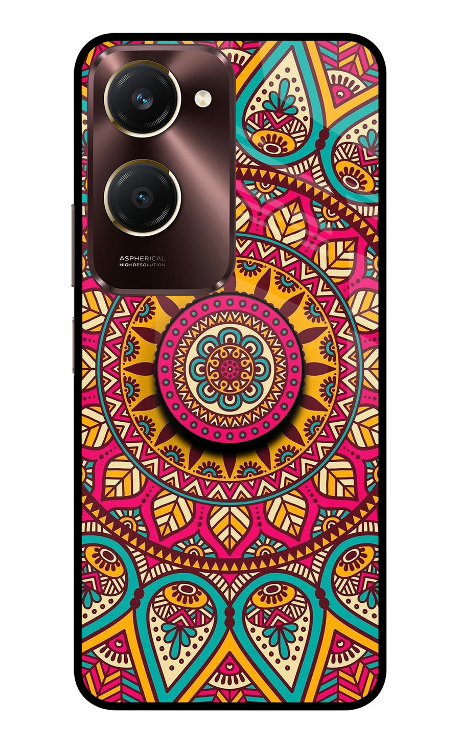 Mandala Vivo Y28e 5G Pop Case, Metal case