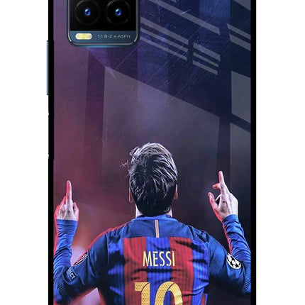 Messi Vivo Y21T Metal Case Back Cover by Casekaro