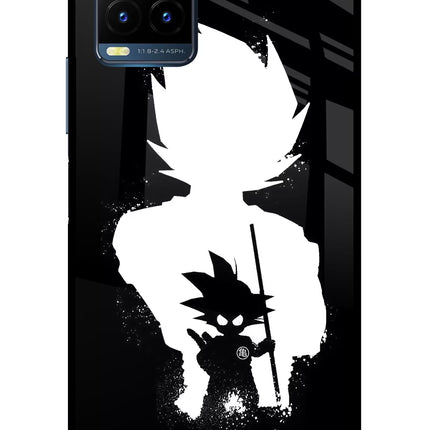 Goku Shadow Vivo Y21T Metal Case Back Cover by Casekaro