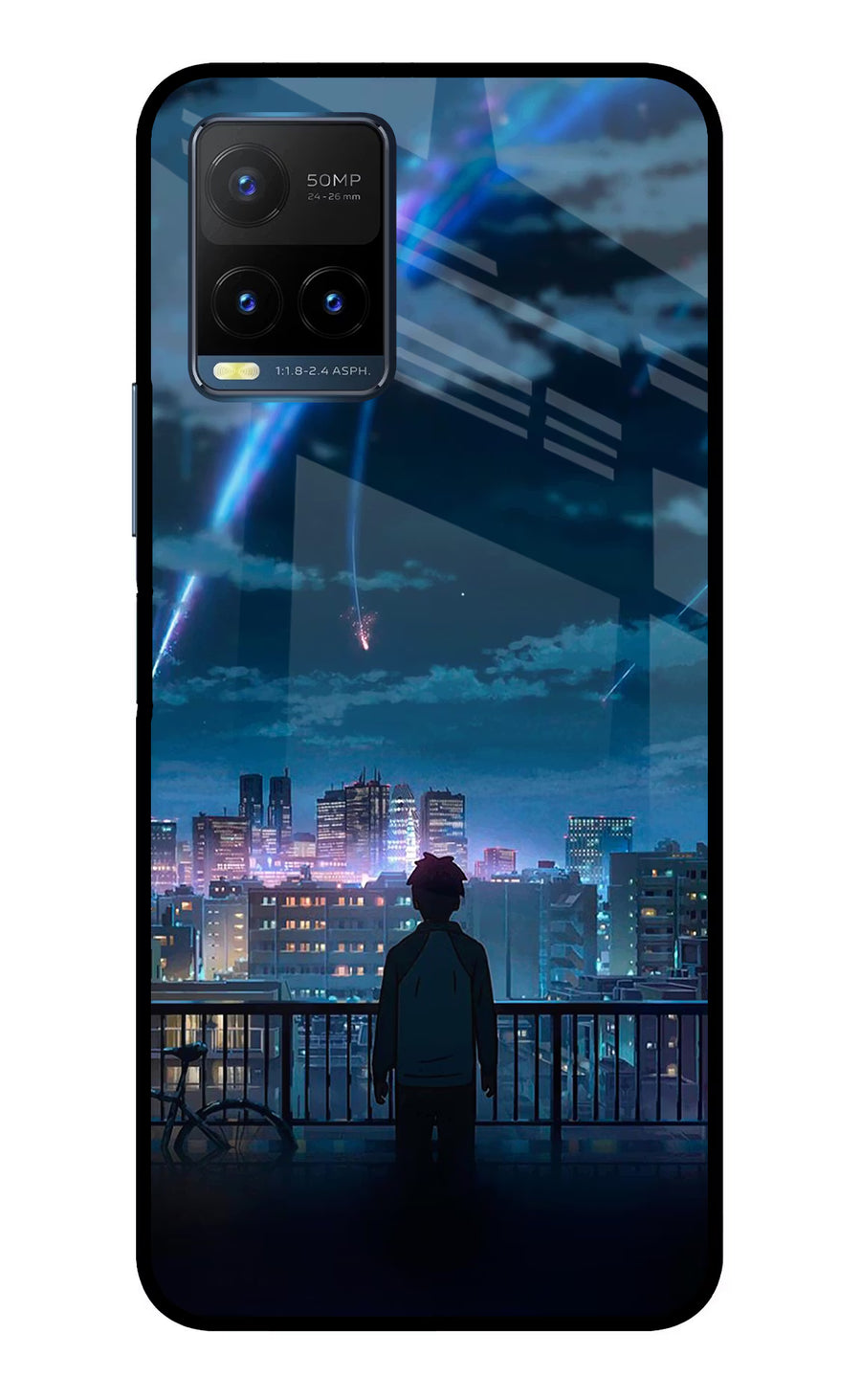 Anime Vivo Y21T Back Cover, Metal case