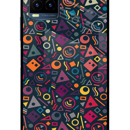 Geometric Abstract Vivo Y21T Metal Case Back Cover by Casekaro