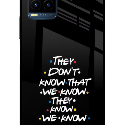 FRIENDS Dialogue Vivo Y21T Metal Case Back Cover by Casekaro