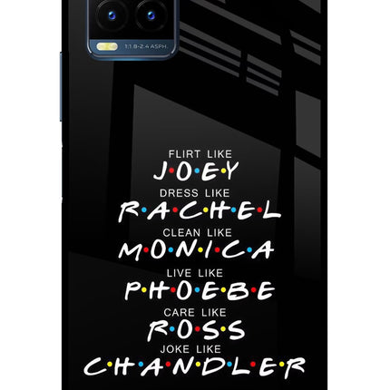 FRIENDS Character Vivo Y21T Metal Case Back Cover by Casekaro