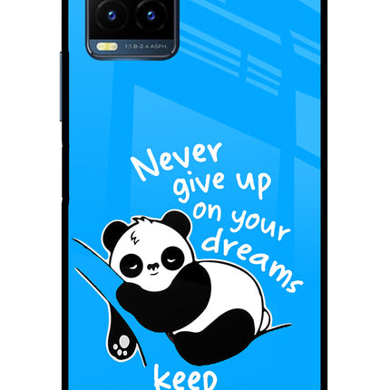 Keep Sleeping Vivo Y21T Metal Case Back Cover by Casekaro