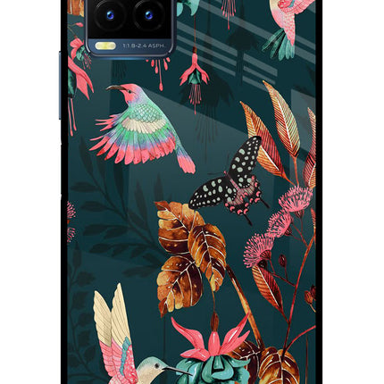 Birds Vivo Y21T Metal Case Back Cover by Casekaro