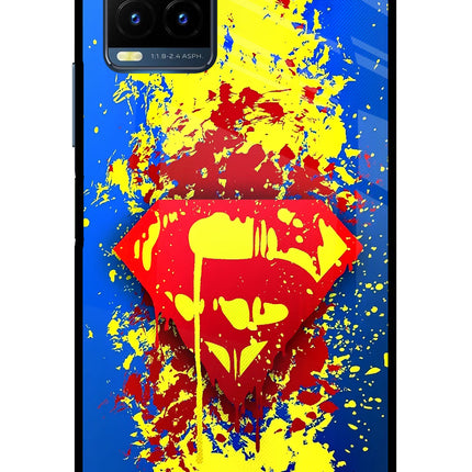 Superman logo Vivo Y21T Metal Case Back Cover by Casekaro