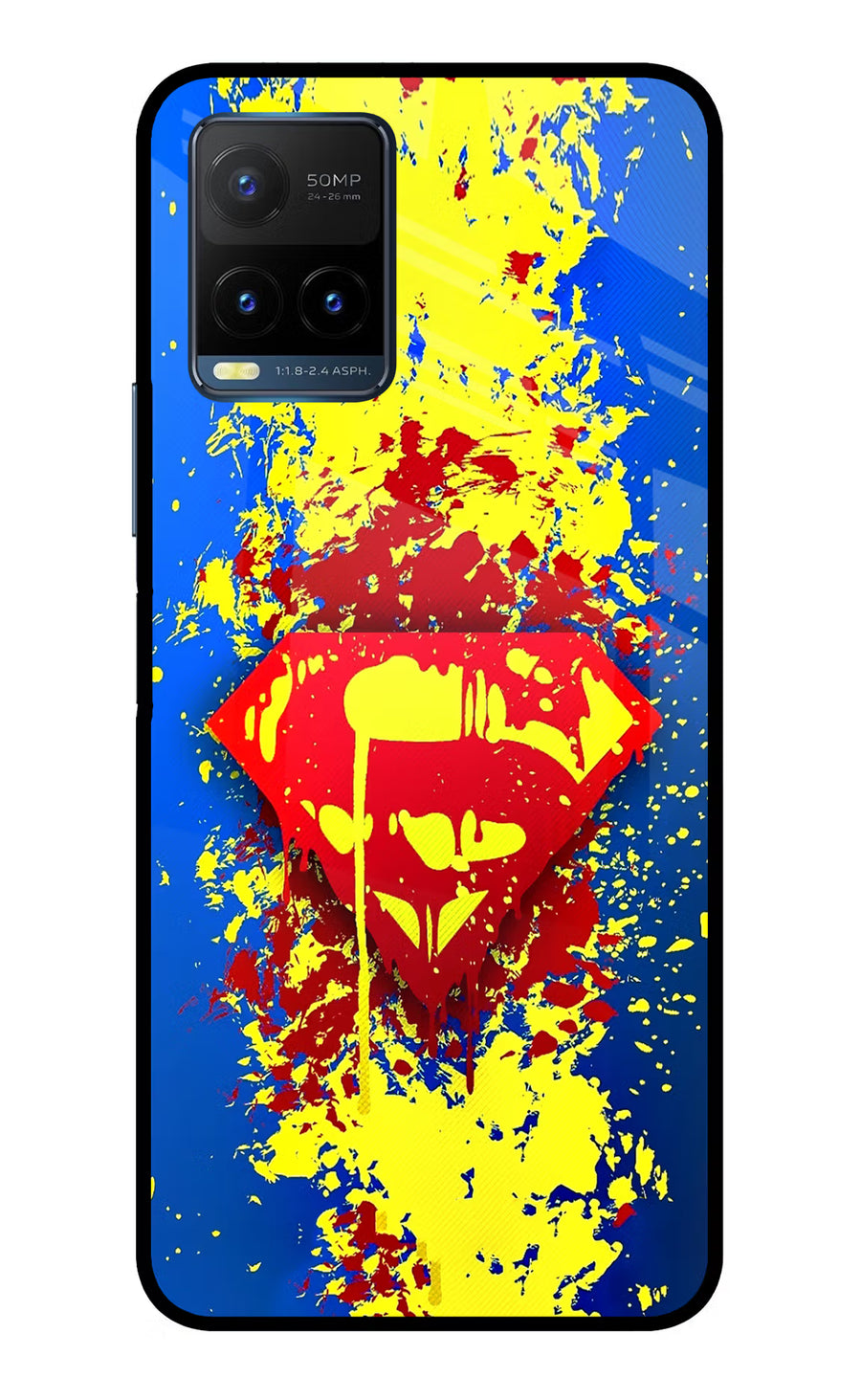 Superman logo Vivo Y21T Back Cover, Metal case