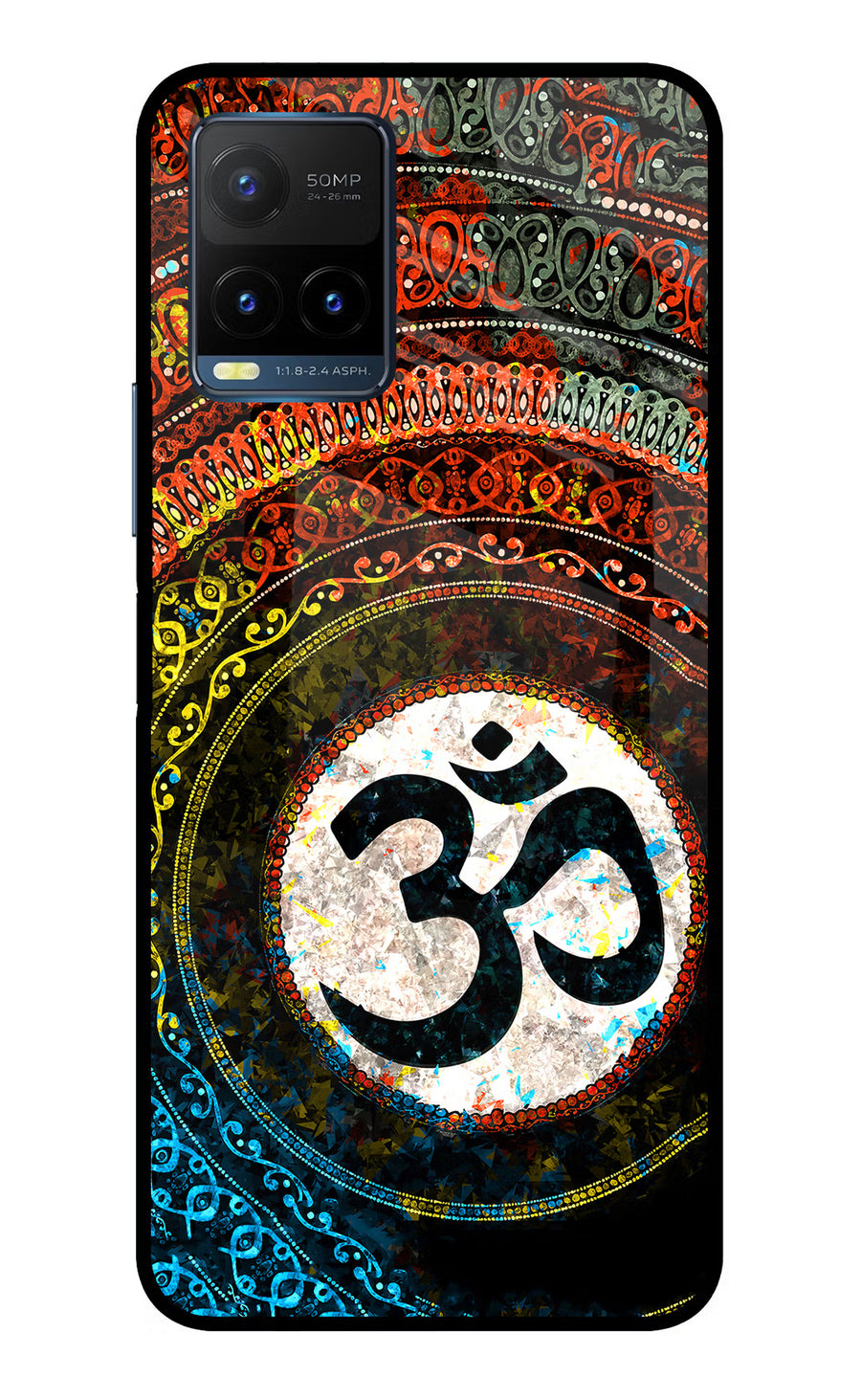 Om Cultural Vivo Y21T Back Cover, Metal case