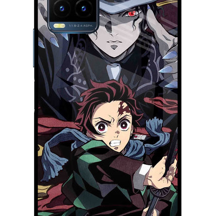 Demon Slayer Vivo Y21T Metal Case Back Cover by Casekaro