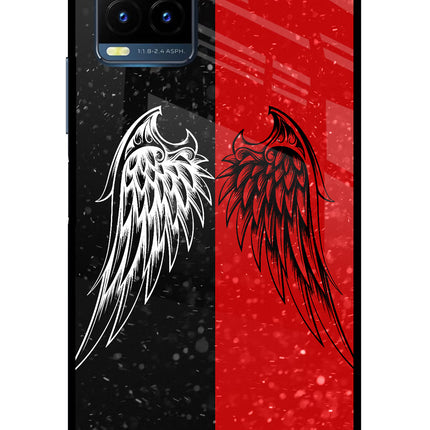 Wings Vivo Y21T Metal Case Back Cover by Casekaro