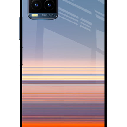 Morning Colors Vivo Y21T Metal Case Back Cover by Casekaro